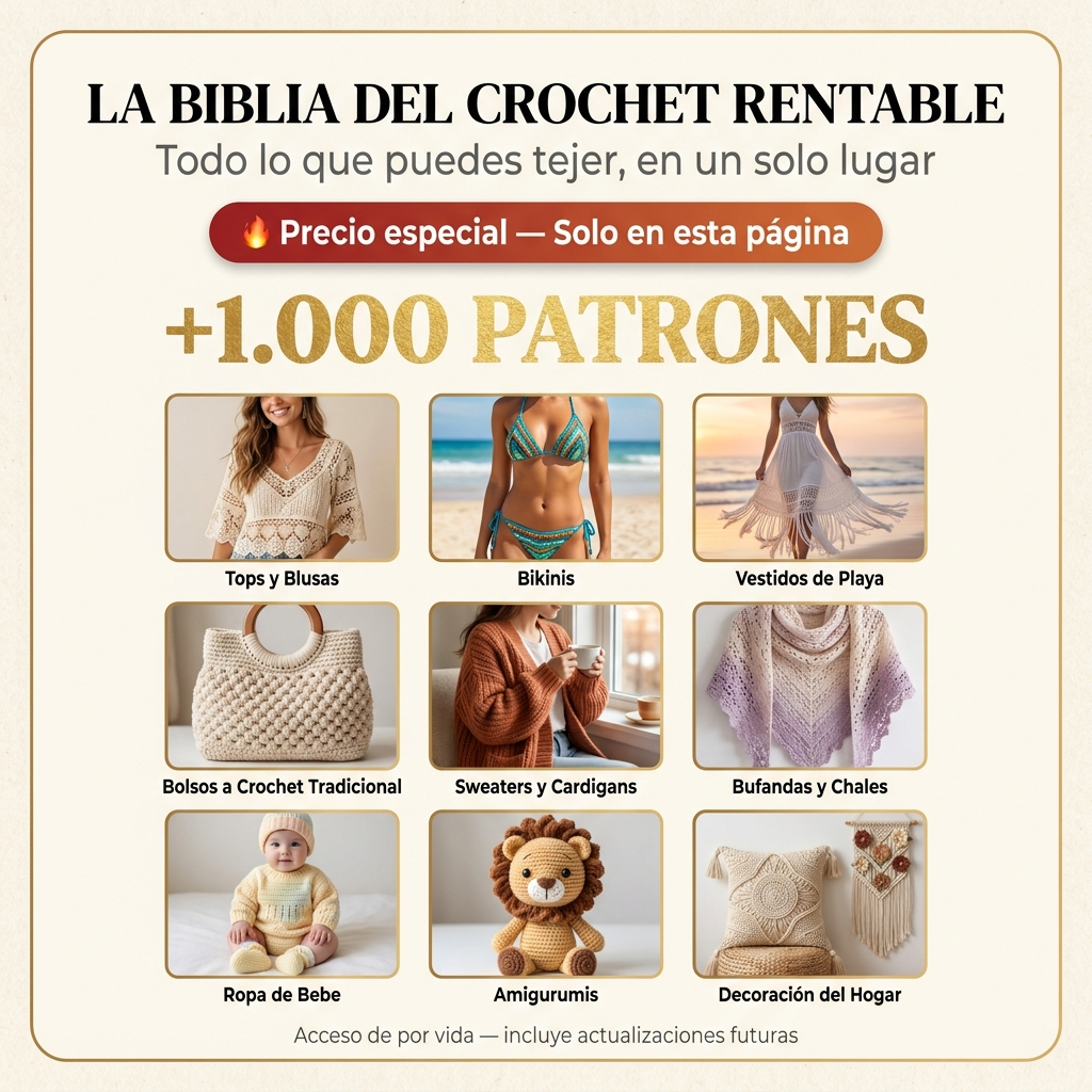 LA BIBLIA DEL CROCHET RENTABLE 🔥