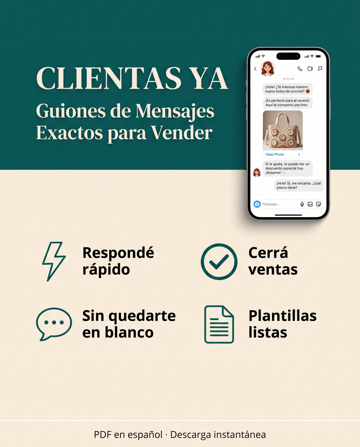 🎯 CLIENTAS YA: Guiones de Mensajes Exactos Para Vender