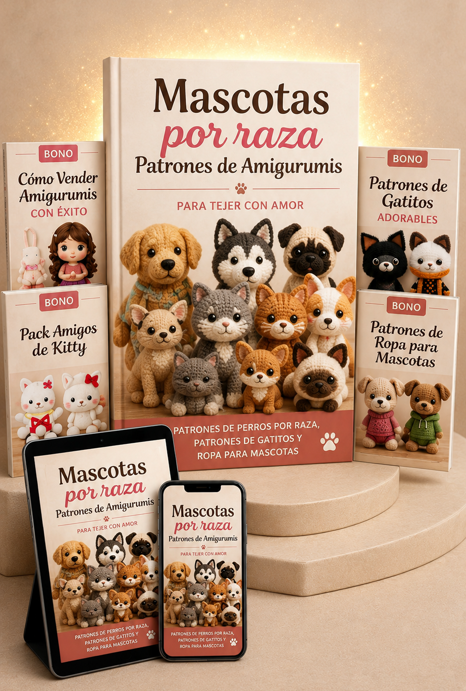 🐾Mundo Mascotas Crochet - Patrones de Perros, Gatos y Ropa para Mascotas