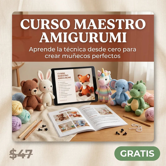 MAESTRÍA AMIGURUMI: Domina la Técnica Más Rentable 🧸