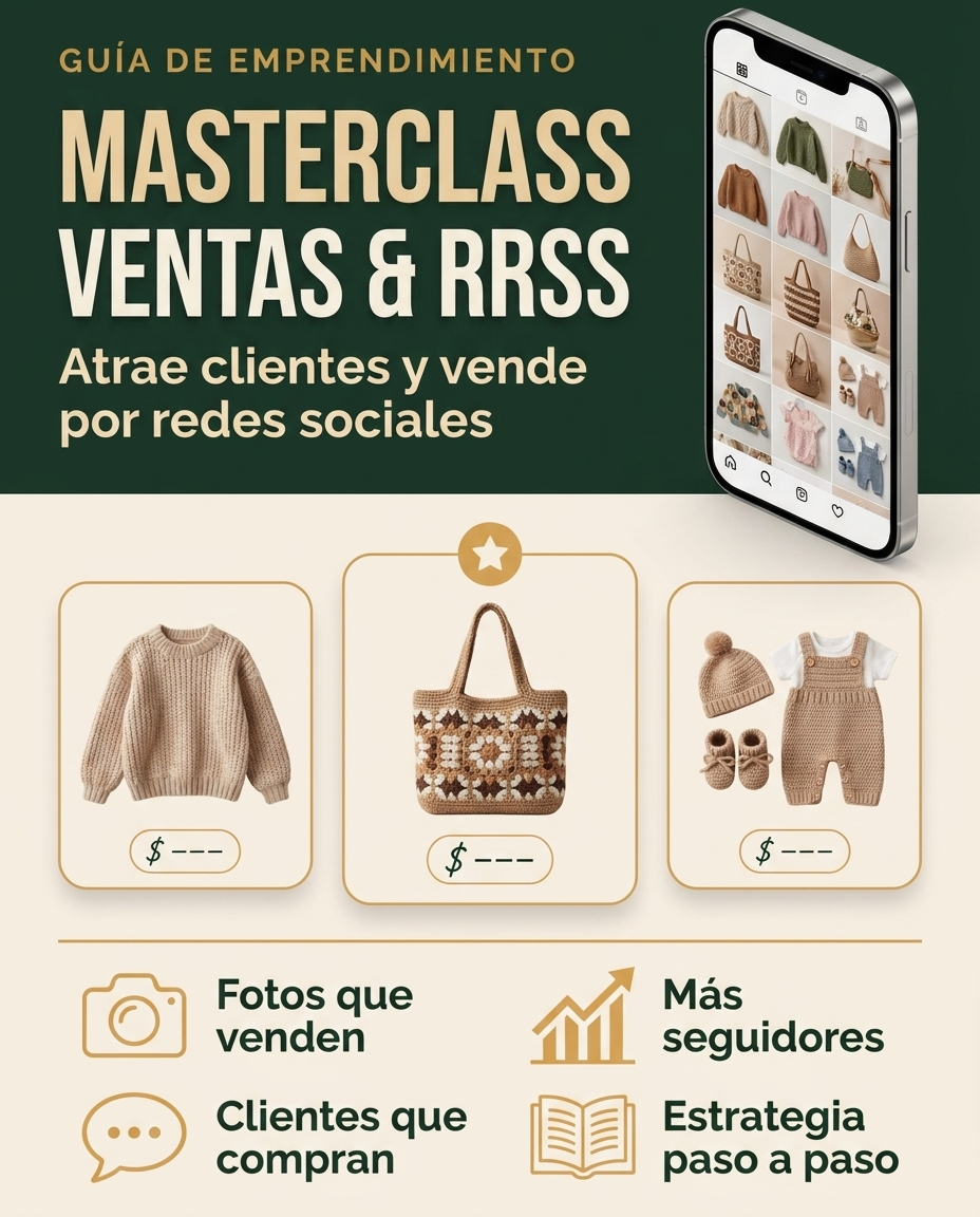 🎯 MÁSTER VENTAS PRO: De Tejedora a Emprendedora
