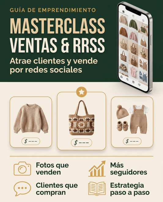 🎯 MÁSTER VENTAS PRO: De Tejedora a Emprendedora